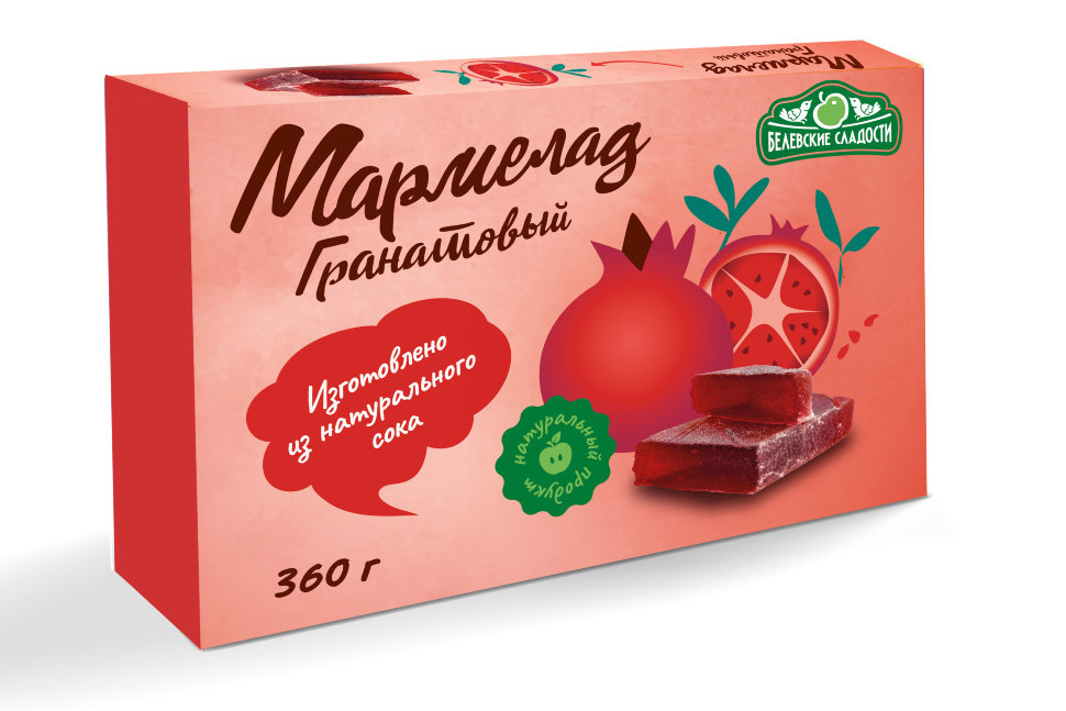  Мармелад  "Гранатовый" белевский 360г  в Смоленске