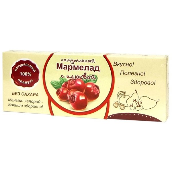 №2 Мармелад натуральный "Клюква" 140г в Смоленске