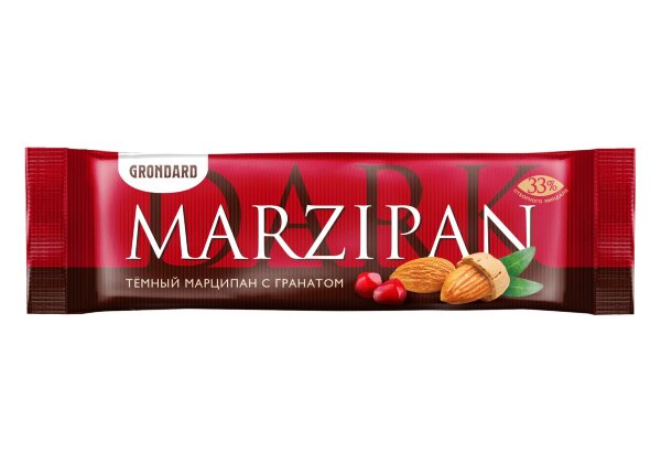 №1 TM Grondard     (10973) Батончики глазированные Марципановые ГРАНАТ, (24шт по 50г)       в Смоленске