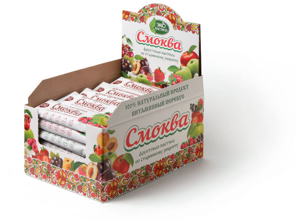 №2 Смоква Яблочно-брусничная (блок 30шт по 30г) в Смоленске
